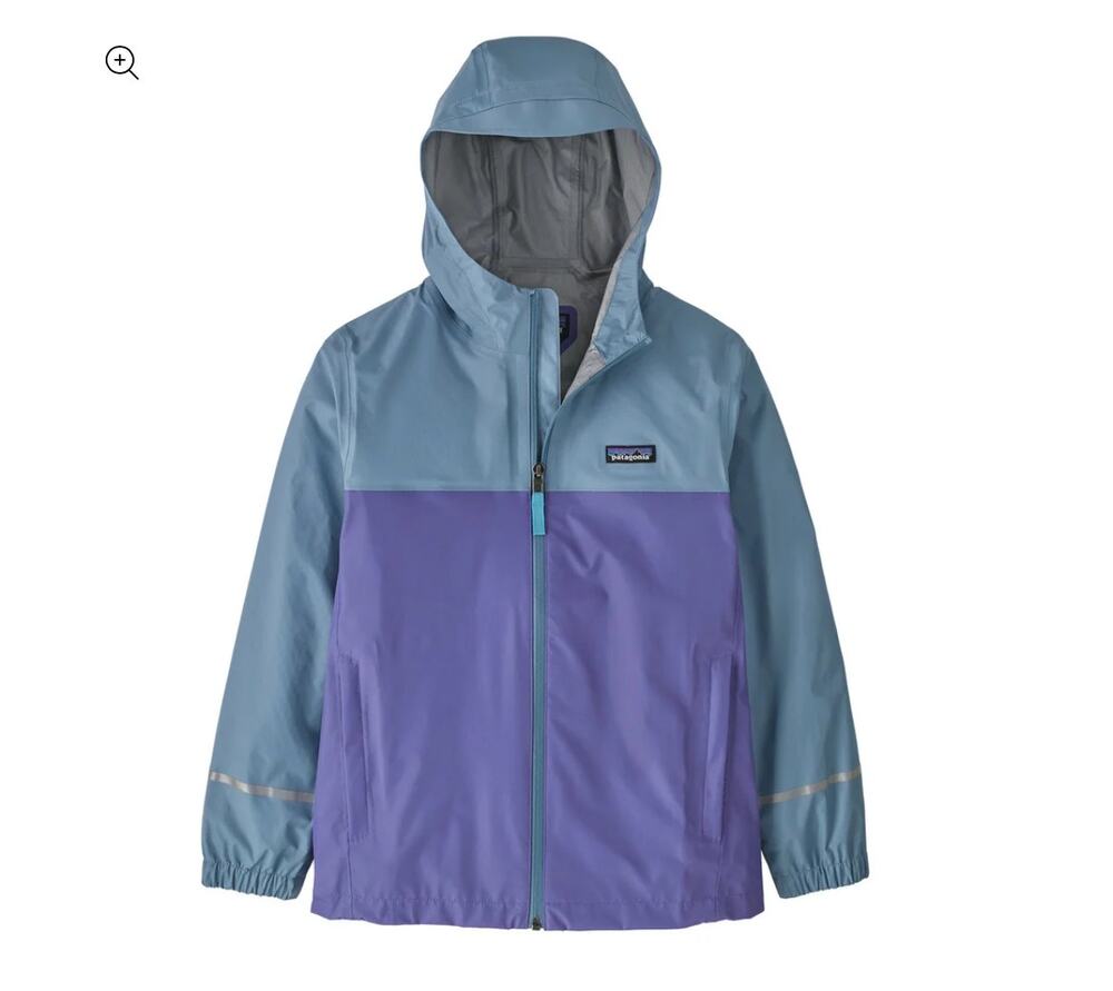 Patagonia Torrentshell purple rain jacket lightweight outerwear girls 7